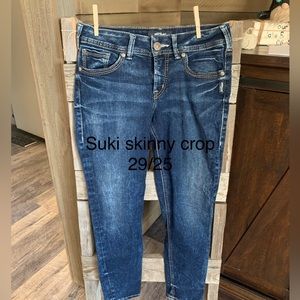 Silver Suki skinny crop jeans size 29/25